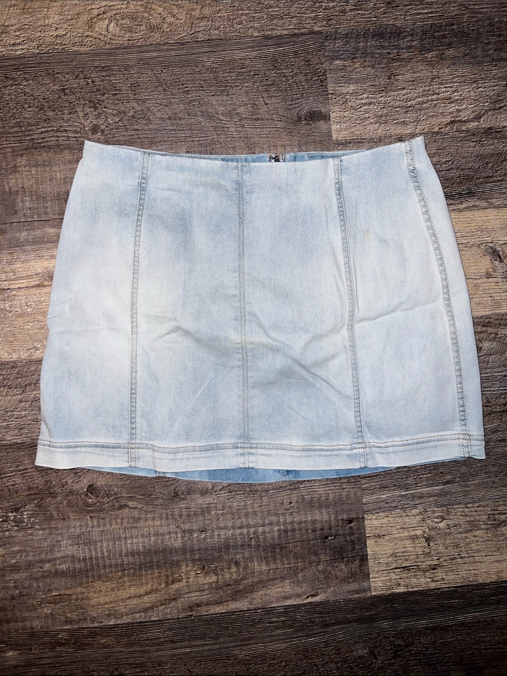 wild fable Light Blue Denim Mini Skirt